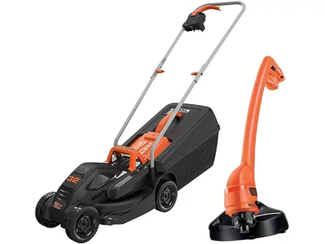 Cortacésped eléctrico giratorio 32 cm GL250 - Black+Decker.