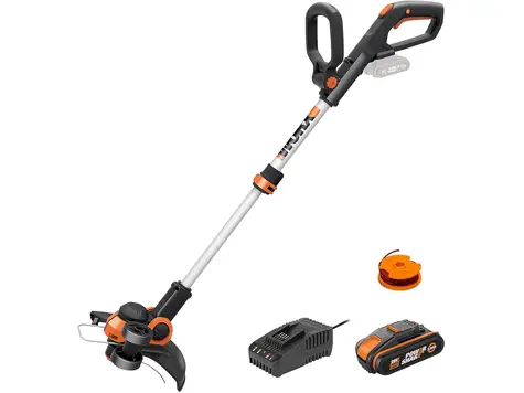 WORX 18V Recortadora de Césped y Desbrozadora 2 en 1 - 30cm, Velocidad Variable - WG163E.2