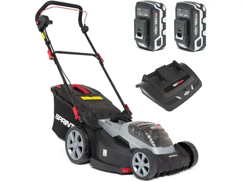 Sprint 2x18V (36V) Cortacésped con batería de litio, 440P18V, 44cm, Briggs & Stratton