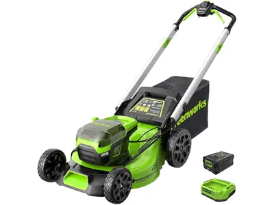 Cortacésped inalámbrico Greenworks Pro 60V 46cm con batería 4AH