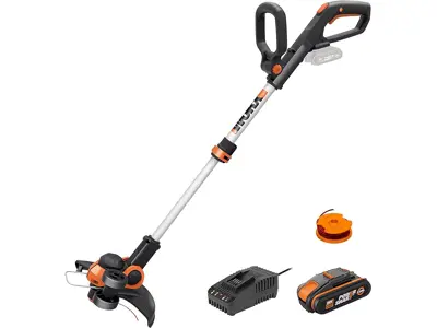 WORX 18V Recortadora de Césped y Desbrozadora 2 en 1 - 30cm, Velocidad Variable - WG163E.2