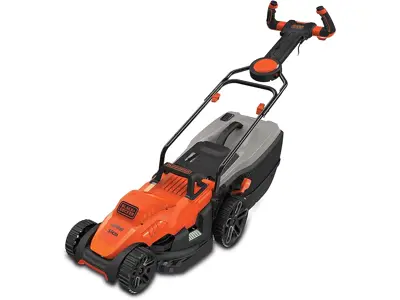 BLACK+DECKER BEMW461ES-QS - Cortacésped eléctrico 1400W 34cm